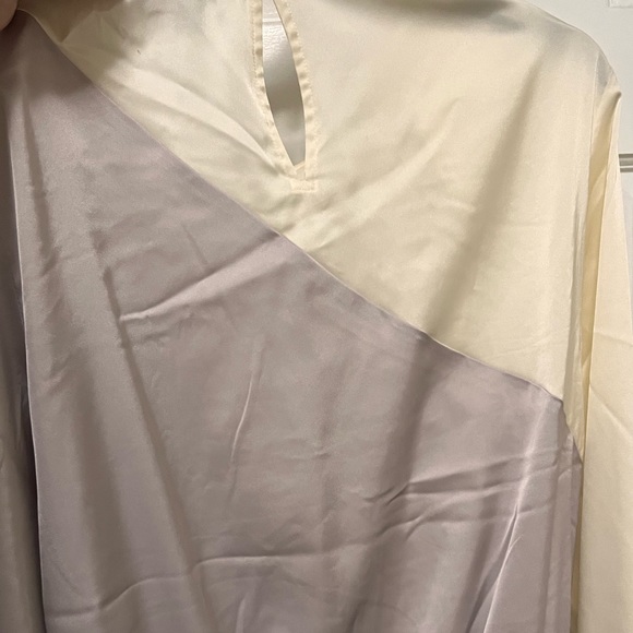 Color Block Strong Shoulder Thong Bodysuit - Picture 11 of 12